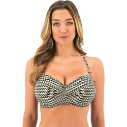 Fantasie Bikini Top Strapless Μαύρο Μπεζ FS504609LAC