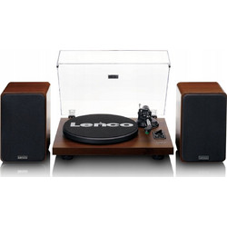 Lenco LS-600WA Πικάπ με Ηχεία Brown