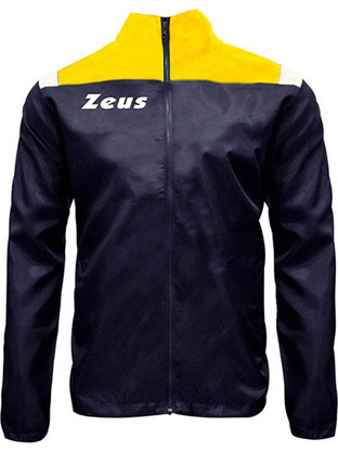 Zeus K-Way Vesuvio Αθλητικό Ανδρικό Μπουφάν Χειμωνιάτικο Softshell Αδιάβροχο Navy Μπλε Κίτρινο