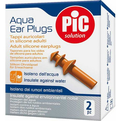 Pic Aqua Ωτοασπίδες Σιλικόνης 2τμχ Πορτοκαλί