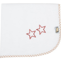 Figlio Bino Stars Πάνα Αγκαλιάς Φανελένια Καφέ 88x90cm 35-01