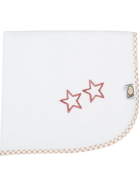 Figlio Bino Stars Πάνα Αγκαλιάς Φανελένια Καφέ 88x90cm 35-01
