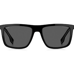 Hugo Boss HG1699S 807M9 Ανδρικά Γυαλιά Ηλίου Τετράγωνα Κοκάλινα Μαύρα με Μαύρο Φακό