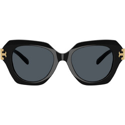 Tory Burch TY7215U 170987 Γυναικεία Γυαλιά Ηλίου Πεταλούδα Κοκάλινα Μαύρα με Μαύρο Φακό