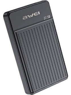 Awei P33K Magsafe Power Bank 10000mAh 22.5W με Θύρα USB-A & Θύρα USB-C Black