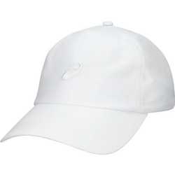 ASICS Καπέλο Jockey Υφασμάτινο Λευκό 3013B095-100