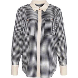 Barbour Kathryn Μακρυμάνικο Γυναικείο Πουκάμισο Μαύρο Λευκό LSH1627-MI11