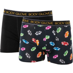 Body Glove Poker Ανδρικά Μποξεράκια Σετ 2Pack Μαύρα BGJD430008