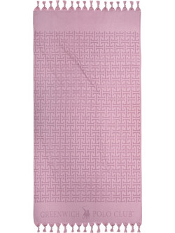 Greenwich Polo Club 4058 Πετσέτα Παρεό Θαλάσσης Ροζ 90x170cm