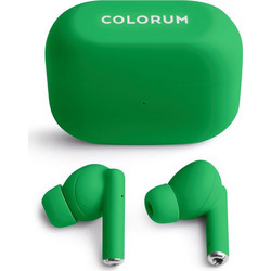 Colorum CTWS Ακουστικά Bluetooth In Ear Green