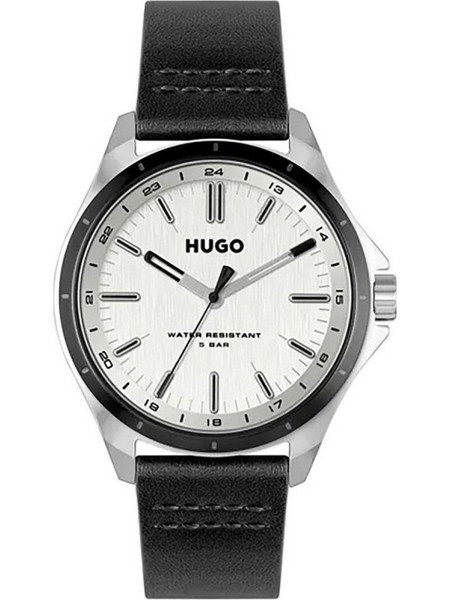 Hugo Boss Ανδρικό Ρολόι με Μαύρο Δερμάτινο Λουράκι 1530325