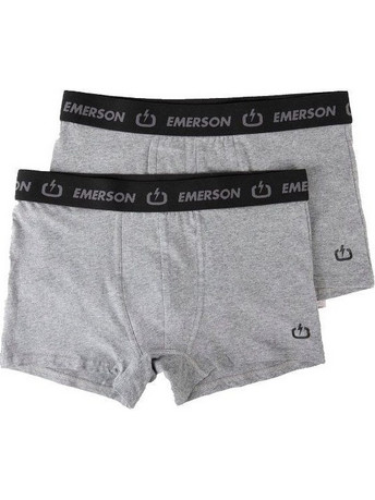 Emerson Ανδρικά Μποξεράκια Σετ 2Pack Γκρι 211.EM06.06