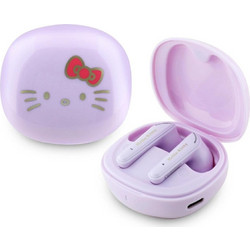 Hello Kitty Glossy Ακουστικά Bluetooth In Ear Purple