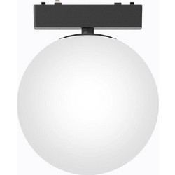 Sunlight Κρεμαστό Φωτιστικό Οροφής Μπάλα Μονόφωτο LED Μαύρο ARION-9G-3