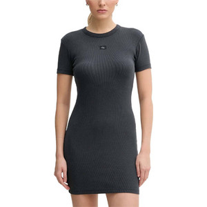 Calvin Klein Mini Καλοκαιρινό Καθημερινό Φόρεμα Ριπ Μαύρο J20J225265-PT2 Calvin Klein Mini Καλοκαιρινό Καθημερινό Φόρεμα Ριπ Μαύρο J20J225265-PT2