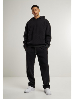 Urban Classics Ανδρικό Παντελόνι Φόρμας Μαύρο TB6771-00007