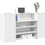vidaXL Γραφείο Reception Ξύλινο με Βιβλιοθήκη 180x50x103.5cm 3324169