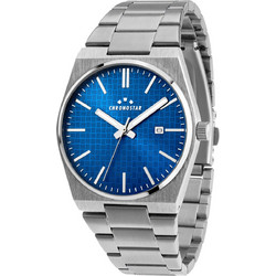Chronostar Supreme Ανδρικό Ρολόι με Ασημί Μεταλλικό Μπρασελέ R3753315007