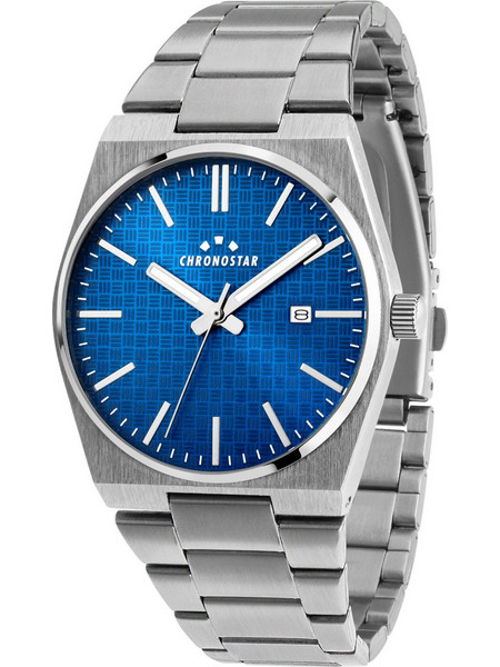 Chronostar Supreme Ανδρικό Ρολόι με Ασημί Μεταλλικό Μπρασελέ R3753315007