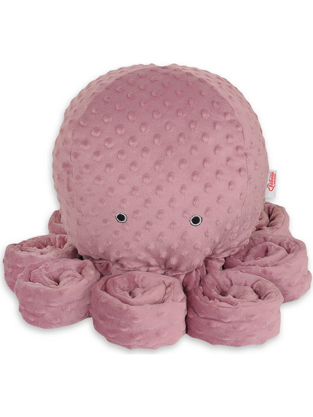 Bobono Χταπόδι Polka Dot Minky Pastel Violet 75cm