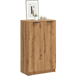 vidaXL Παπουτσοθήκη Ξύλινη Δρυς M59xΠ35xY100.5cm 856994