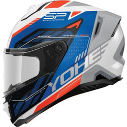 Yohe 987 White Blue Κράνος Μηχανής Full Face 1480gr