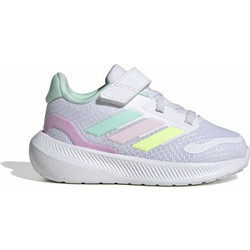 Adidas Runfalcon 5.0 Παιδικά Αθλητικά Παπούτσια για Τρέξιμο Ροζ Γκρι Πράσινο Mint JP5158