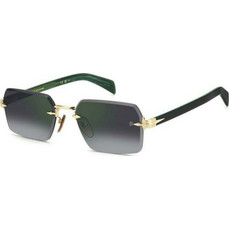 David Beckham DB7109/S PEFNU Ανδρικά Γυαλιά Ηλίου Τετράγωνα Κοκάλινα Μαύρα με Μαύρο Φακό