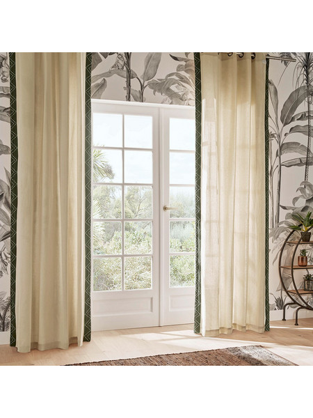 Κουρτίνα Παραθύρου με Τρουκς 140x260 Exotic Panama 201923