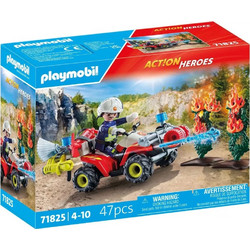 Playmobil Action Heroes Πυροσβέστης με Γουρούνα για 4-10 Ετών 71825