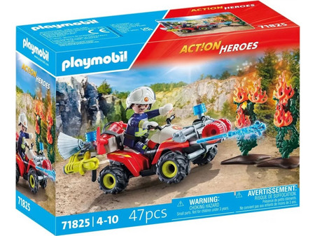 Playmobil Action Heroes Πυροσβέστης με Γουρούνα για 4-10 Ετών 71825