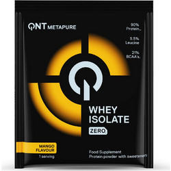 QNT Metapure Whey Isolate Zero Mango Πρωτεΐνη Ορού Γάλακτος Χωρίς Λακτόζη 30gr