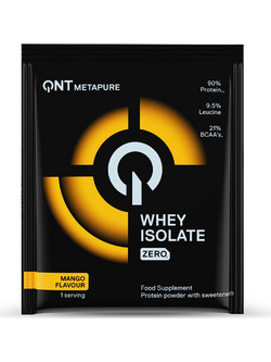 QNT Metapure Whey Isolate Zero Mango Πρωτεΐνη Ορού Γάλακτος Χωρίς Λακτόζη 30gr