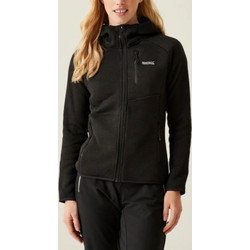Regatta Γυναικεία Ζακέτα Fleece Μακριά με Κουκούλα και Φερμουάρ Μαύρη RWA597-800