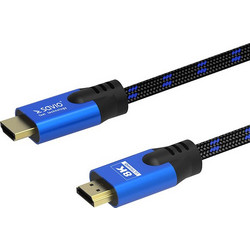 SAVIO Καλώδιο HDMI 2.1 Braided HDMI Male to HDMI Male 3m Black