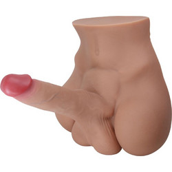 Crazy Bull Rhyne Back Πρωκτικό Αυνανιστήρι με Dildo Natural