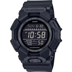 Casio G-Shock Ψηφιακό Ανδρικό Ρολόι Χρονογράφος με Μαύρο Καουτσούκ Λουράκι GD-010-1A1ER