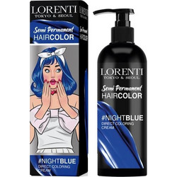 Lorenti Haircolor Blue Ημιμόνιμη Βαφή Μαλλιών 250ml