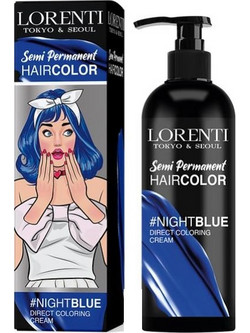Lorenti Haircolor Blue Ημιμόνιμη Βαφή Μαλλιών 250ml