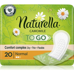 Naturella Camomile To Go Normal Σερβιετάκια για Ελαφριά Ροή 2 Σταγόνες 20τμχ