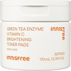 Innisfree Green Tea Enzyme Vitamin C Ενυδατικά Μαντηλάκια Καθαρισμού Προσώπου