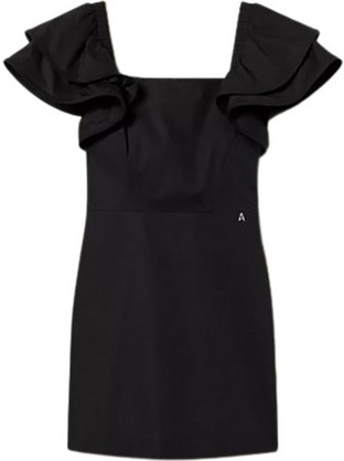 TWINSET Mini Φόρεμα για Γάμο / Βάπτιση Μαύρο 251AP2309