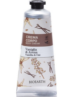 Bioearth Vanilla & Oat Ενυδατική Κρέμα Σώματος 75ml