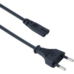 Detech 18033 Καλώδιο Τροφοδοσίας Euro to IEC C7 1.5m