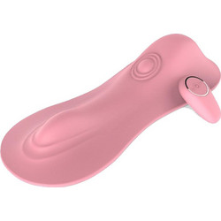 EasyToys Vibe Pad Tapping Vibrating Remote Stimulator Ροζ Κλειτοριδικός Δονητής για Ζευγάρια με Τηλεχειριστήριο 24cm