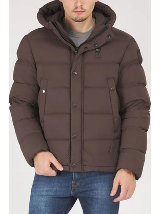 Blauer Ανδρικό Μπουφάν Χειμωνιάτικο Puffer Καφέ 23WBLUC03205