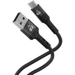 Powertech PTR-0161 USB-A to USB-C 60W 1m Black 5210131124345