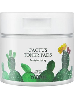 Yadah Cactus Ενυδατικά Μαντηλάκια Τόνωσης Προσώπου 60τμχ