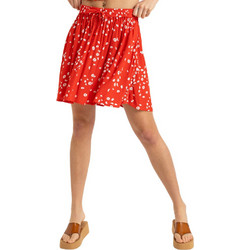 Roxy Μίνι Φούστα Υφασμάτινη Ψηλόμεση Floral Κόκκινη ERJWK03182-RNN7