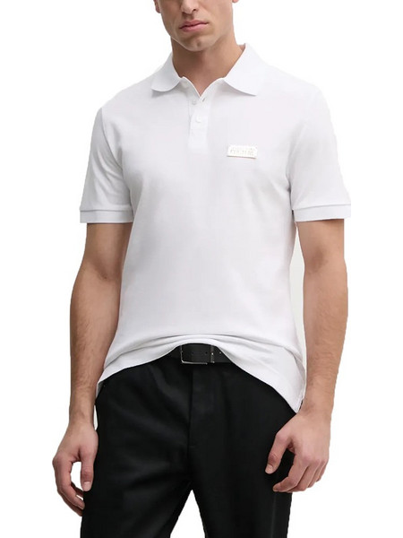 Versace Ανδρική Μπλούζα Polo Κοντομάνικη Λευκή 78GAGT0878UP621-G03